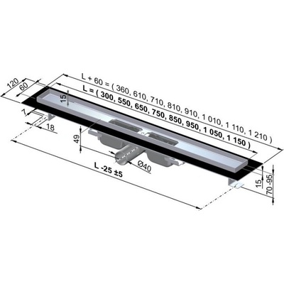 Alcadrain APZ101-1050