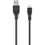 Gembird Черен кабел Gembird 1, 8 м USB-A - Micro-USB (CCP-mUSB2-AMBM-6) (CCP-mUSB2-AMBM-6)