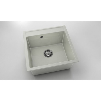 Image 1 of FAT Мивка Vanguard 225, Polymer marble, 02 Полярен гранит, с включен сифон