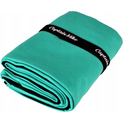 Captain Mike ručník z mikrovlákna rychleschnoucí sportovní tyrkysový 175 x 110 cm