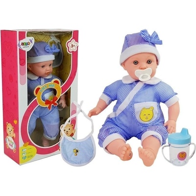 Lean Toys 45 cm modrý obleček