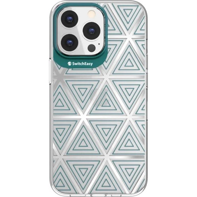 SwitchEasy Artist Aurora Case - дизайнерски хибриден удароустойчив кейс за iPhone 13 Pro Max (прозрачен)