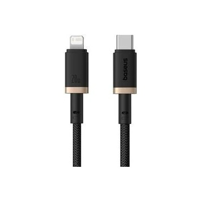 Baseus P10377800U01-00 USB-C/Lightning, 20W, 1m, černý, zlatý