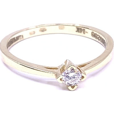 Diante Zlatý prsten s briliantem 83000306