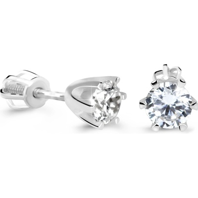 Cutie Jewellery - diamonds Náušnice DZ60294 na šroubek ze zlata s diamanty