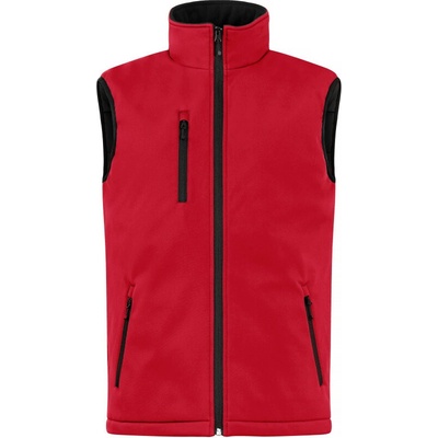 Clique vesta Padded Softshell Vest Men pánská COT67095800400 červená