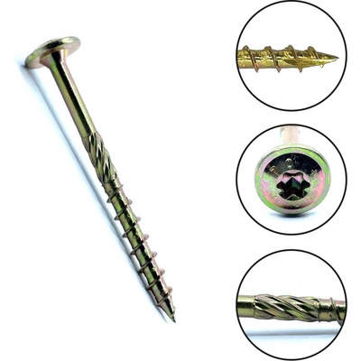 SVX Vrut konštrukčný s tanierovou hlavou TX40 10x240mm 10x 240 m m