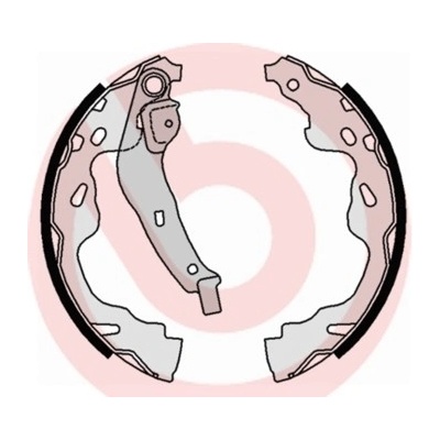BREMBO Sada brzdových čeľustí S83509