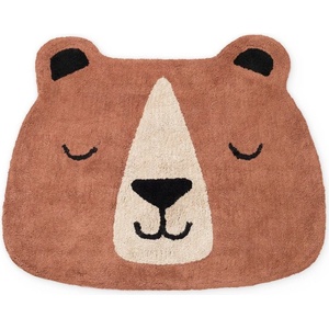 Hanse Home Кафяв памучен детски килим подходящ за пране/ръчно изработен 101x120 cm Snuggle Benni - Hanse Home (106449-101x120)