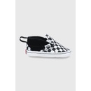 Detské baleríny a espadrilky Vans Slip-On V Crib Checker detské letné topánky black/truewhite