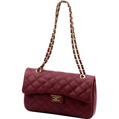 Camilla Dámská kabelka PREMIUM 10.018 MIDI SAVAGE bordó