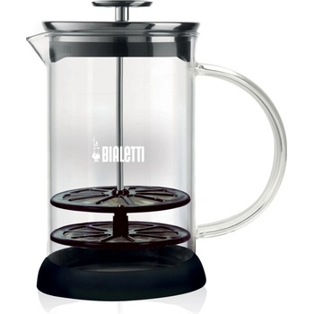 Bialetti Ruční napěňovač mléka skleněný 330 ml