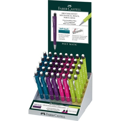 Faber-Castell Автоматичен молив Poly Matic, 0.7 mm, 40 броя (1015140203)