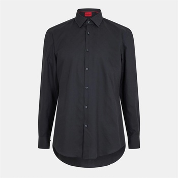HUGO BOSS Риза с дълъг ръкав Boss Men's Kenno Long Sleeve Oxford Shirt - Black