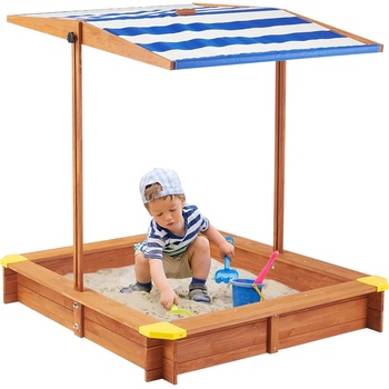 Ginger Home Дървен детски пясъчник със сенник Ginger Home (2410)