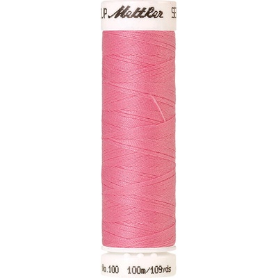 Nitě SERALON 100m na univerzální šití, polyester AMANN Mettler - více barev 6677: 5098 babypink