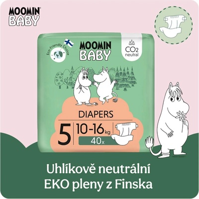 Moomin Baby 5 Maxi 10-16 kg 40 ks