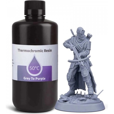 Elegoo Thermochromic Resin 1KG, From Grey to Purple (50.103.0059)