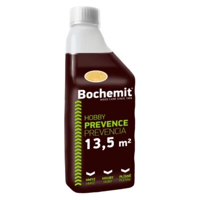 Bochemit QB Hobby pro ochranu dřeva proti plísním a hmyzu, čírý, 1 kg