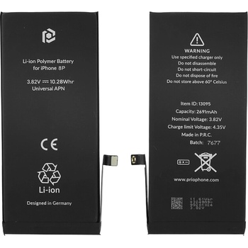 Image 1 of MPS Батерия за Apple iPhone 8 Plus, 2675 mAh, включена монтажна лента (13095)