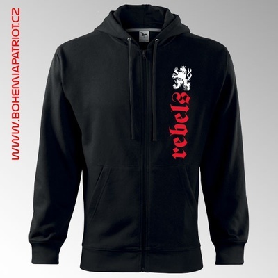mikina s kapucí Bohemia 4MZ černá