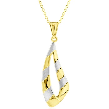 Gemmax Zlatý řetízek s elegantním přívěskem GLSCN-40291-36261