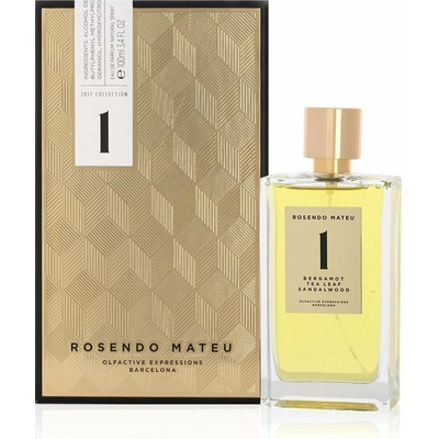 Rosendo Mateu Olfactive Expressions Nº 1 Bergamot Tea Leaf Sandalwood parfumovaná voda unisex 100 ml