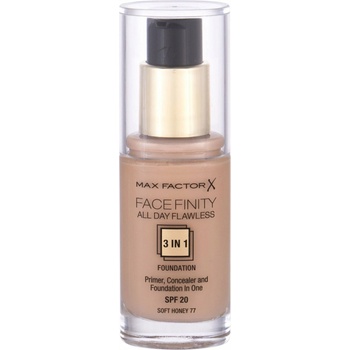 Max Factor Facefinity All Day Flawless make-up 3v1 SPF20 77 soft honey 30 ml