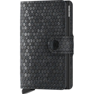 Secrid kožené pouzdro na karty Miniwallet Hexagon Black