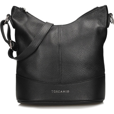 Vera Toscanio Italská kožená crossbody kabelka Rita černá GK127