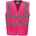 Yoko hi-vis hvw100 / Предпазна жилетка - розова m (79w10004802)