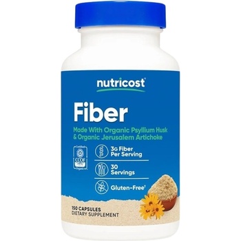 Nutricost Fiber | with Husk & Artichoke [150 капсули]