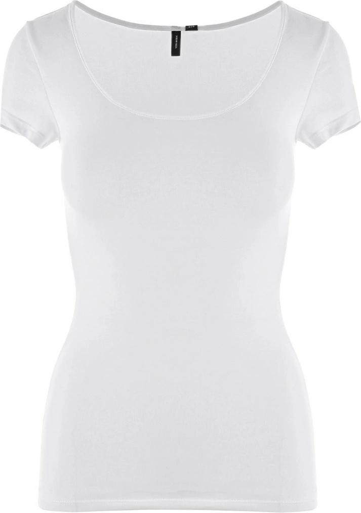 Vero Moda BASIC TRIČKO DÁMSKÉ BÍLÉ