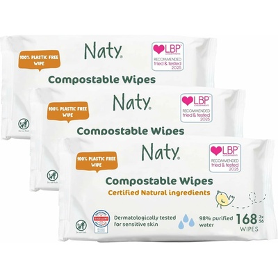 Eco by Naty vlhčené ubrousky 56 ks