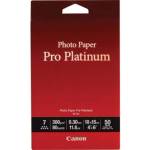 Canon Photo Paper Pro Platinum PT-101 2768B014, 300 g/m2, 10x15cm, 50 бр. , гланцирана, бяла, фотохартия (2768B014)