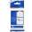 Brother Tape TZeFA4B 18mm Blue on White background Thermo sticky 3M (TZEFA4)