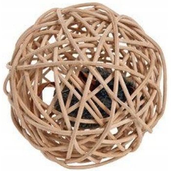 Karlie Prútená lopta so zvukovým čipom 10 cm