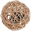 Karlie Prútená lopta so zvukovým čipom 10 cm