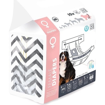 M-Pets Jednorázové pleny pro feny XXL 10 ks