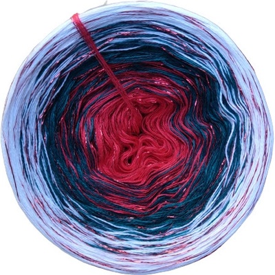 MOOL RAINBOW č.L301 (červený lurex)
