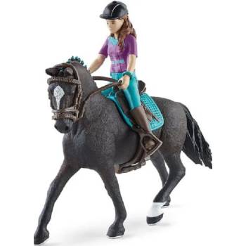 Schleich Игрален комплект Schleich Horse Club - Конен клуб Лиса и Буря (42541-39272)