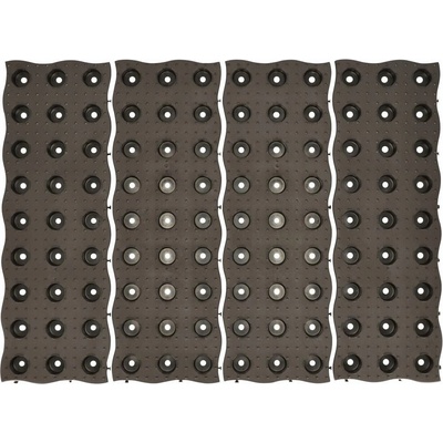 Garantia MaXi Garden Plastová dlaždica 70x24 cm hnedá 4 ks