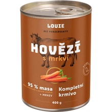 Louie Adult Hovädzie s mrkvou 400 g