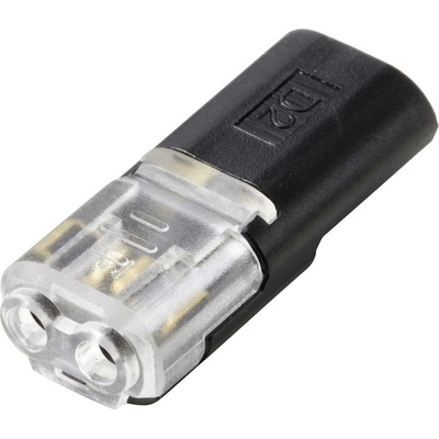 TRU COMPONENTS TC-14376140, Rýchloupínacia spona, 0.35-0.75 mm², kontakty 2, čierna, 30 ks