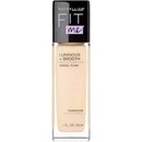 Maybelline Fit Me! Luminous + Smooth SPF18 Foundation 105 Natural Ivory tekutý make-up pre zjednotenú a rozjasnenú pleť 30 ml