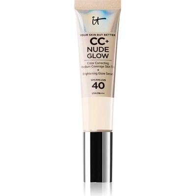 IT Cosmetics Your Skin But Better CC + Nude Glow make-up pre rozjasnenie pleti SPF40 Fair Porcelain 32 ml