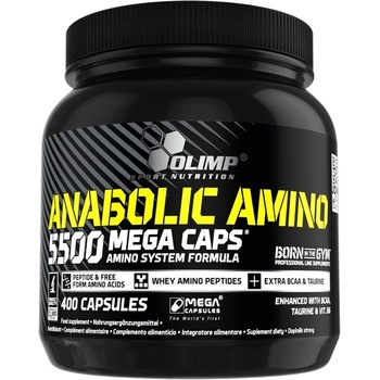 Olimp Sport Nutrition Anabolic Amino 5500 Mega Tabs, 400 Capsules