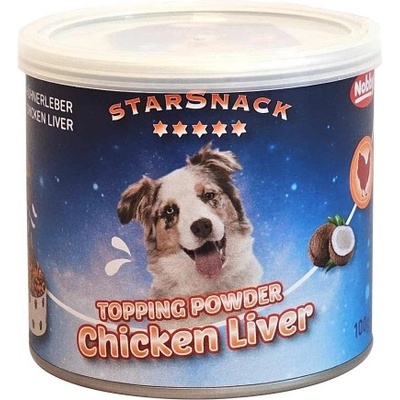 NOBBY StarSnack Chicken Liver - Топинг пудра за КУЧЕ, пилешки дробчета - 100 гр, Германия 50969