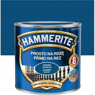 Akzo Nobel Hammerite přímo na rez hladký 0,7L Modrý Modrý