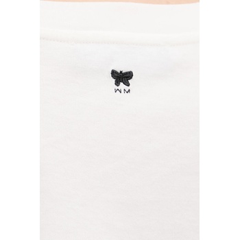 Weekend Max Mara Памучна тениска Weekend Max Mara дамска в бяло 2525976051600 (2525976051600)